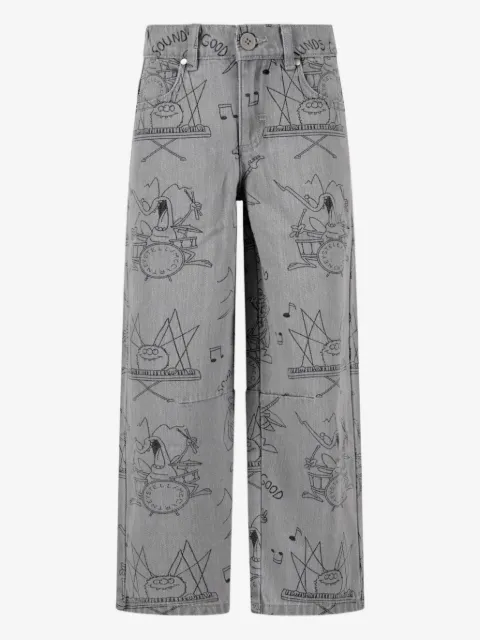 Stella McCartney Kids jeans con estampado gráfico