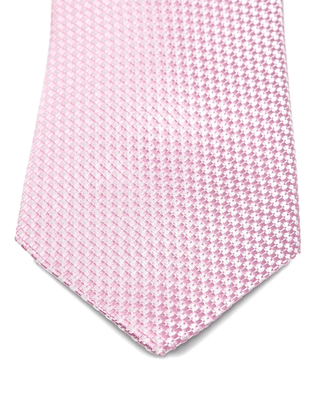 Zegna Stropdas met micro-patroon Roze