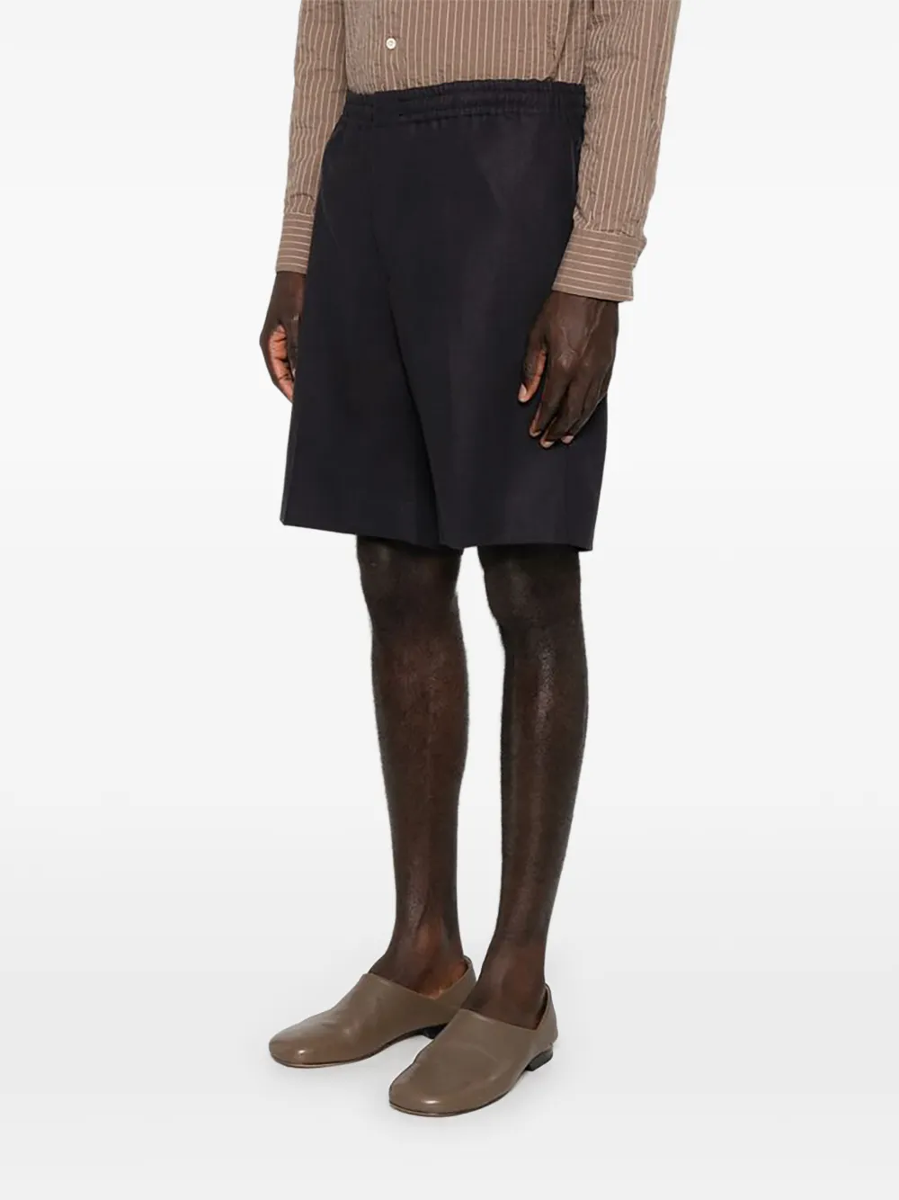 Zegna Shorts met elastische tailleband Zwart