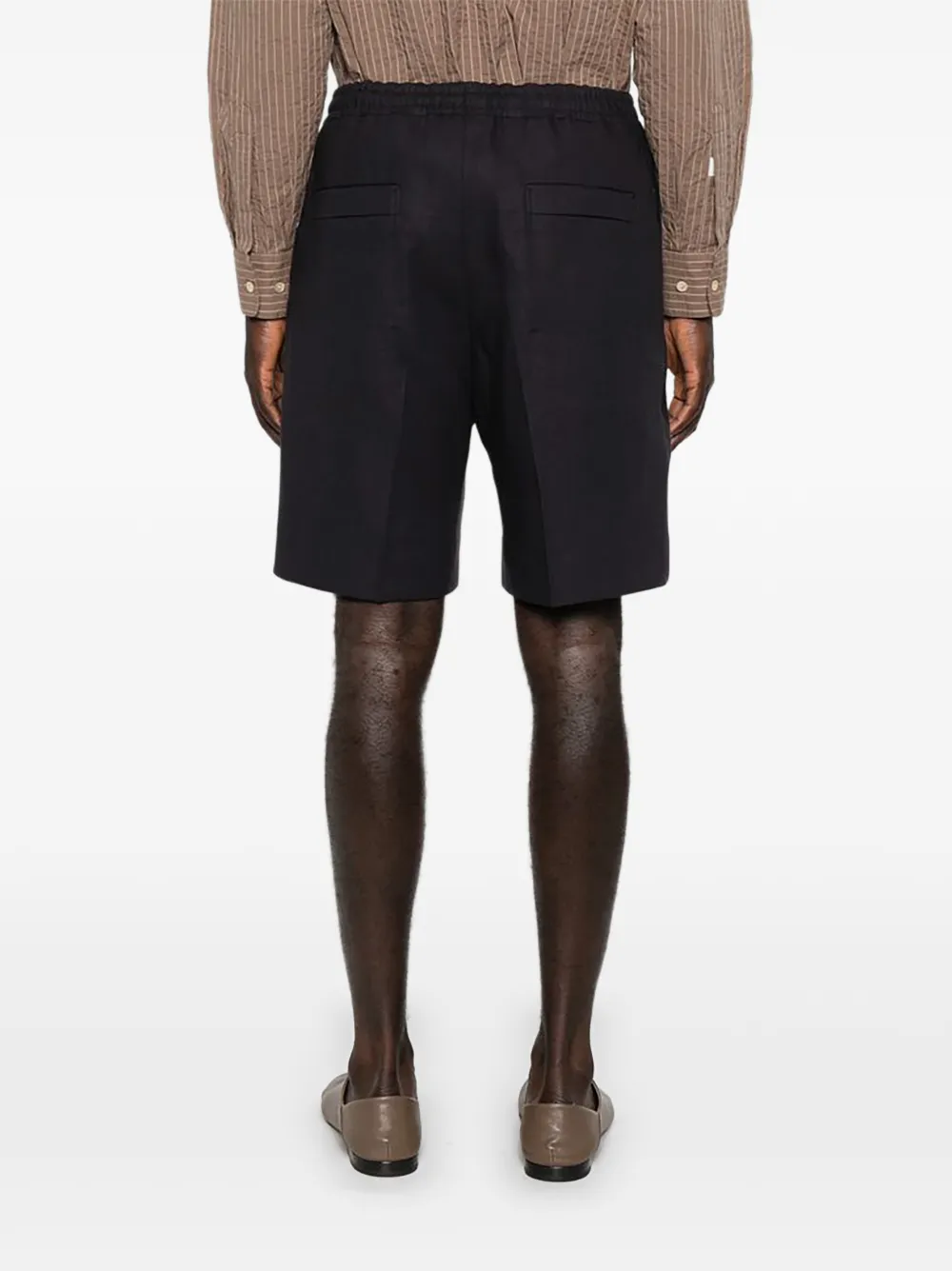 Zegna Shorts met elastische tailleband Zwart