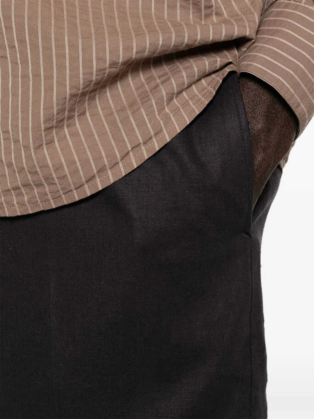 Zegna Shorts met elastische tailleband Zwart