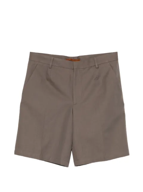 Zegna pressed-crease shorts
