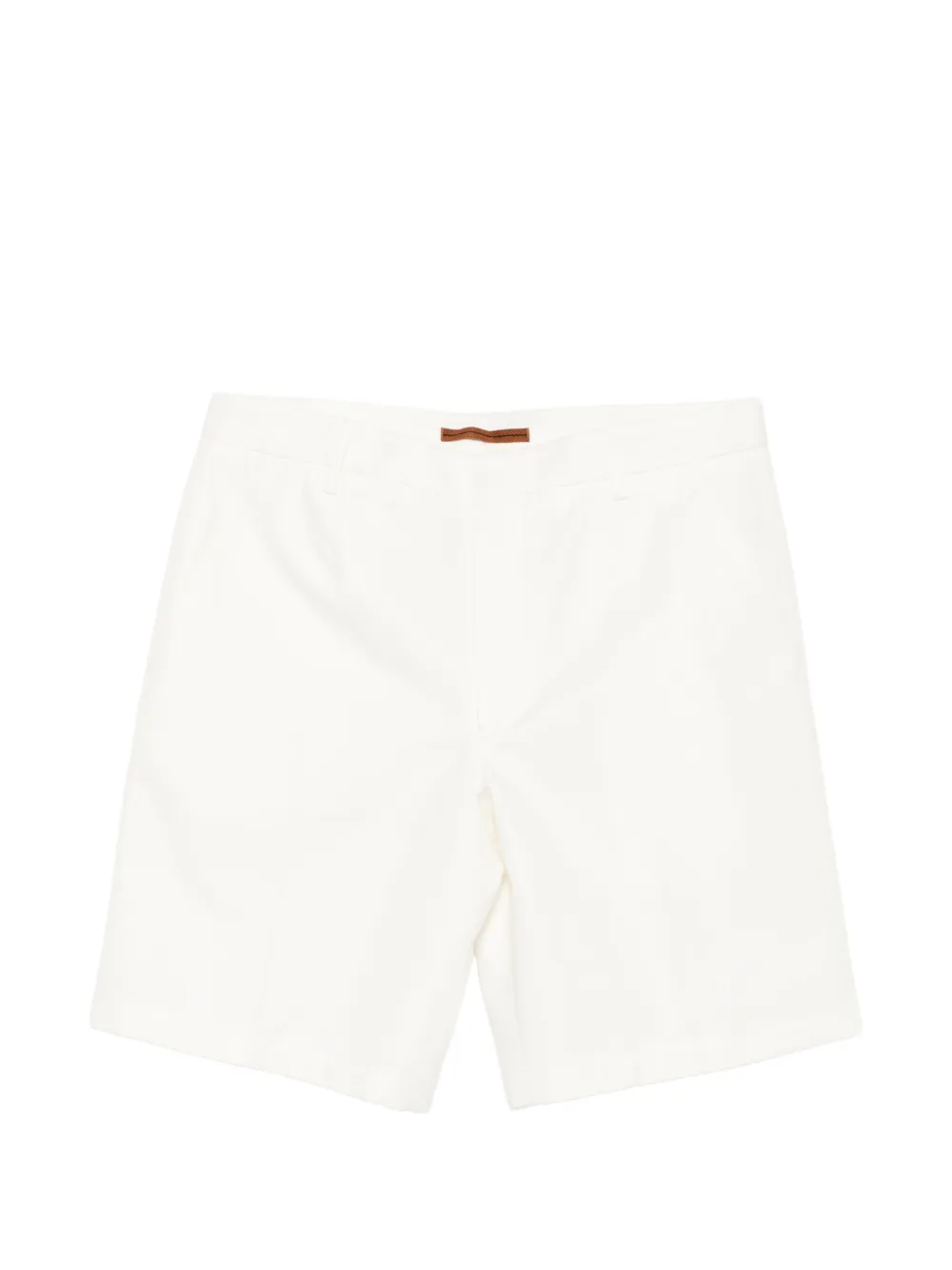 Zegna pressed-crease shorts - Bianco