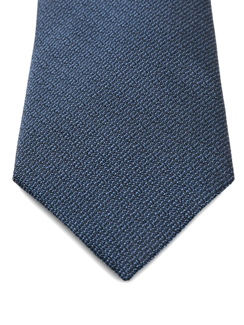 Zegna Getextureerde stropdas Blauw