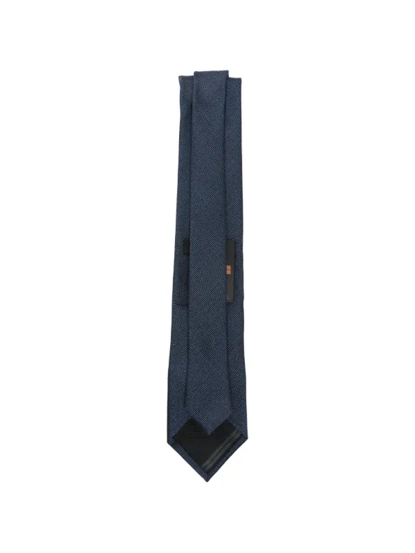 Zegna テクスチャード ネクタイ | ブルー | FARFETCH JP