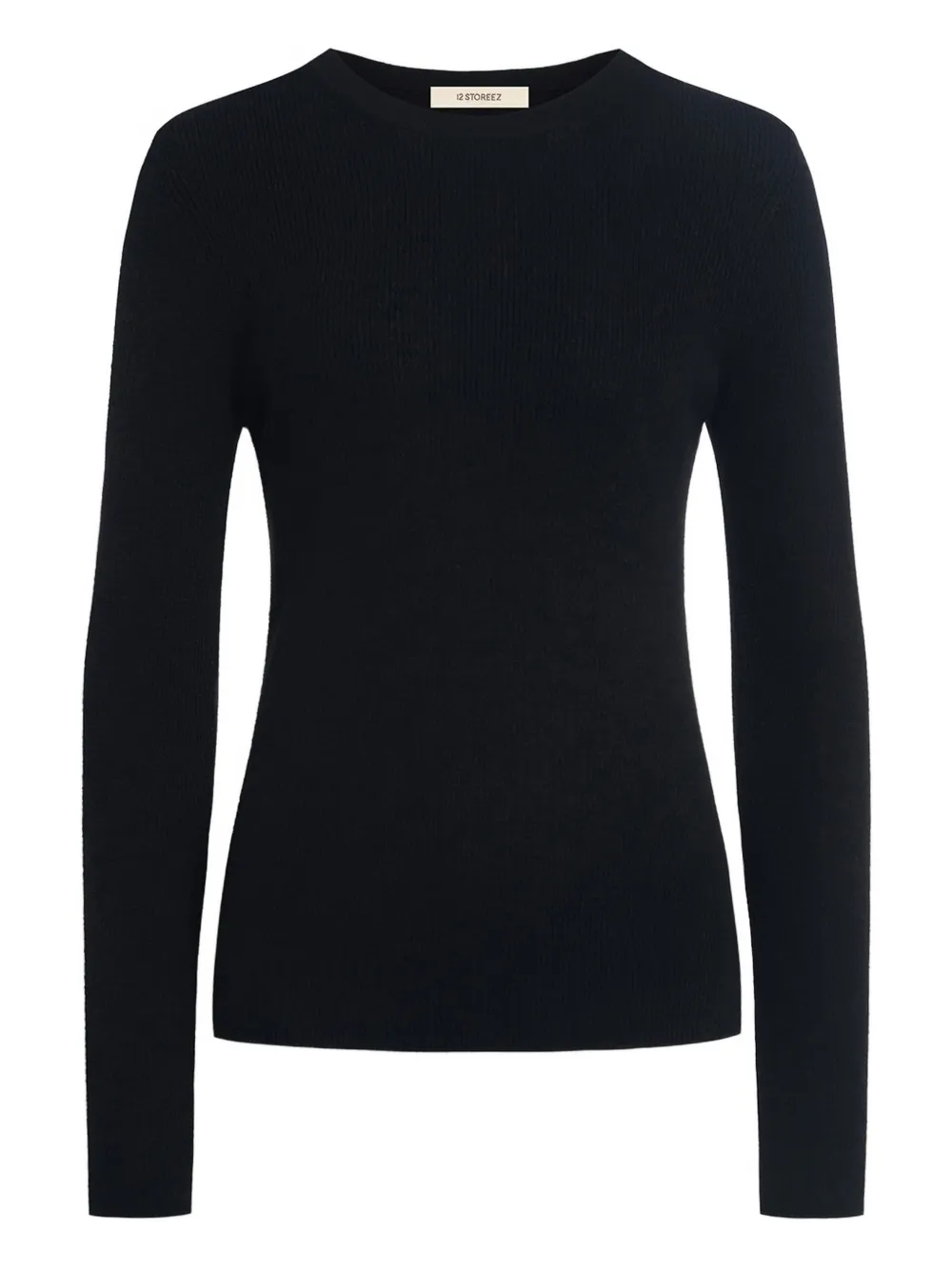 12 STOREEZ merino sweater - Nero