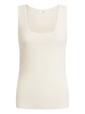 Low Classic Hole Point Tank Top | Yellow | FARFETCH