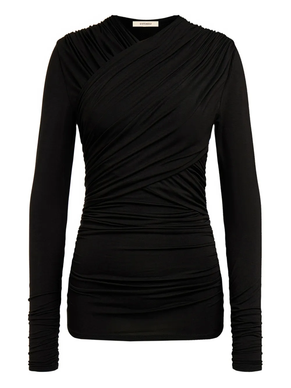 12 STOREEZ Top con ruches - Nero