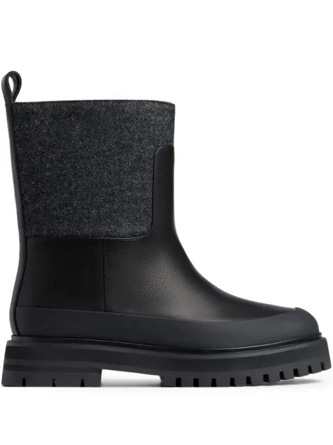 12 STOREEZ panelled ankle boots