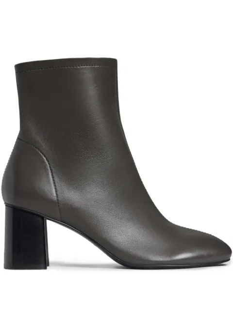 12 STOREEZ 65mm block-heel leather ankle boots