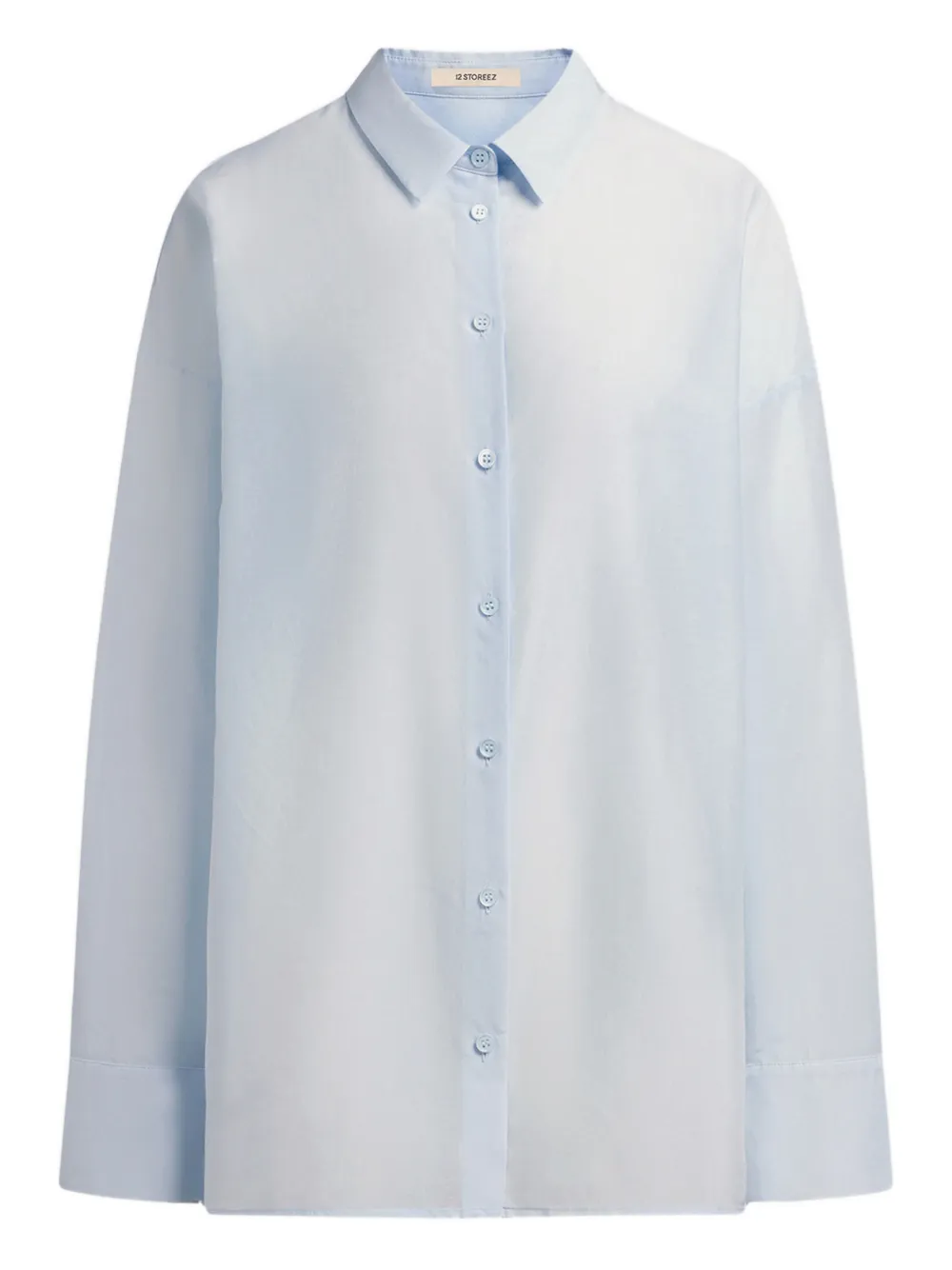 12 Storeez Buttoned Shirt In Blue