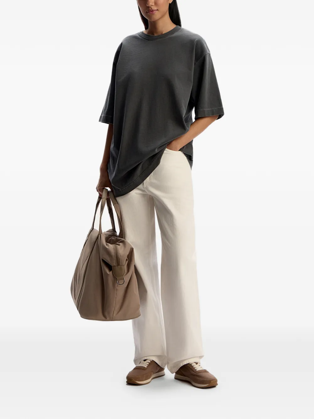 12 Storeez Crew-neck T-shirt In Black