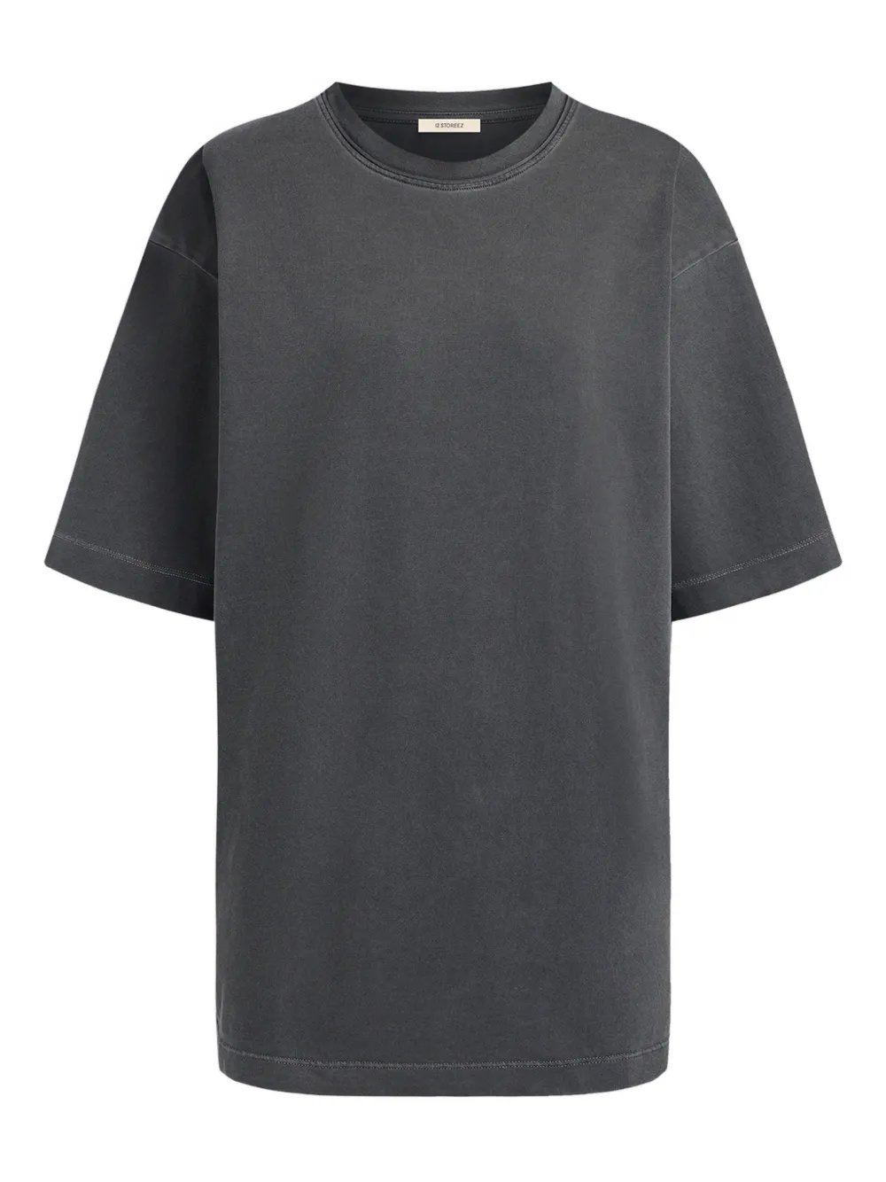 12 Storeez Crew-neck T-shirt In Black