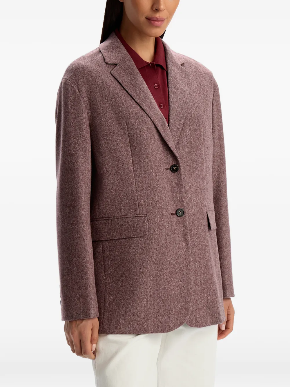 12 STOREEZ Blazer met knopen Rood