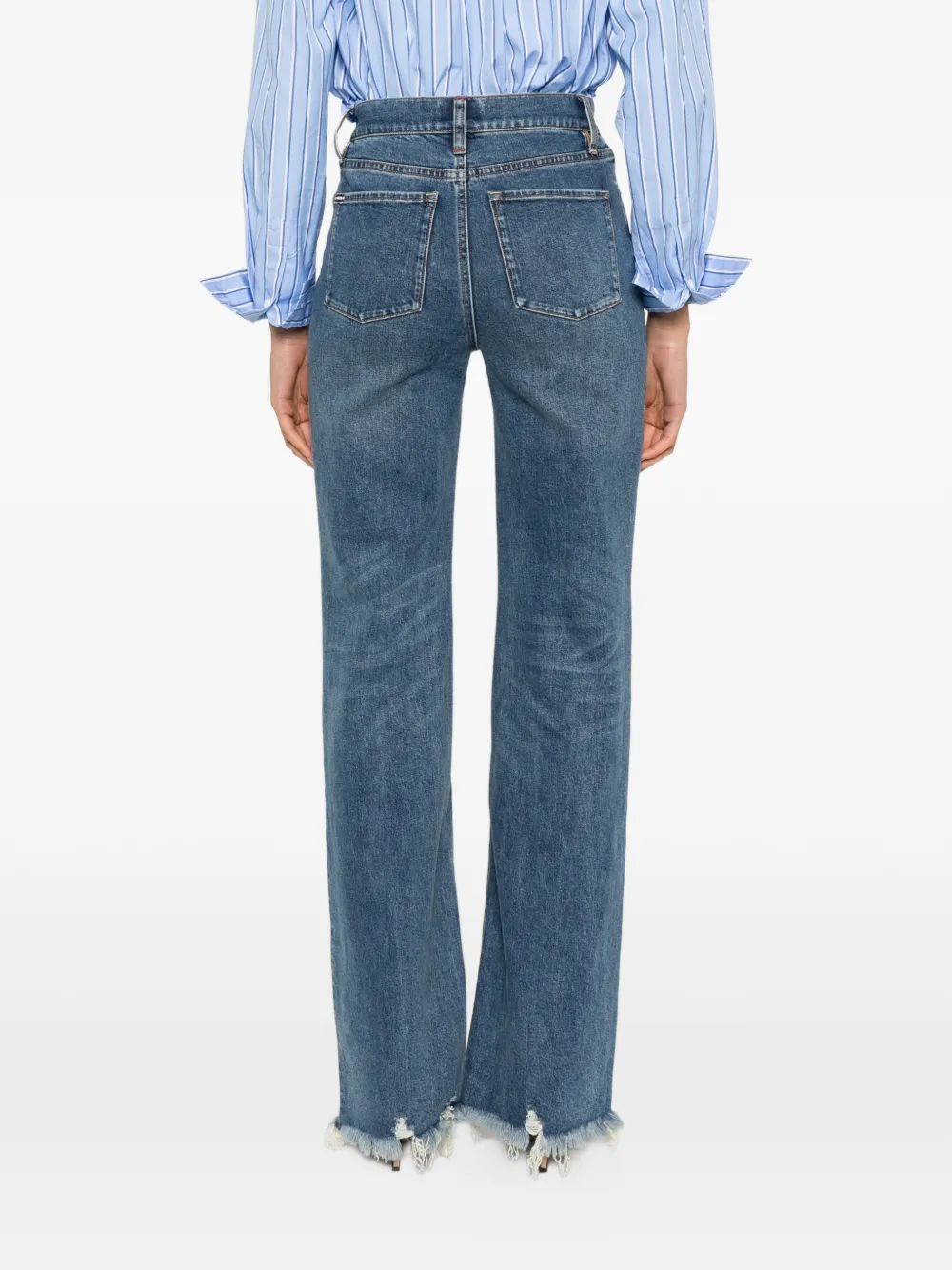 Delancey Frayed Bootcut Jeans