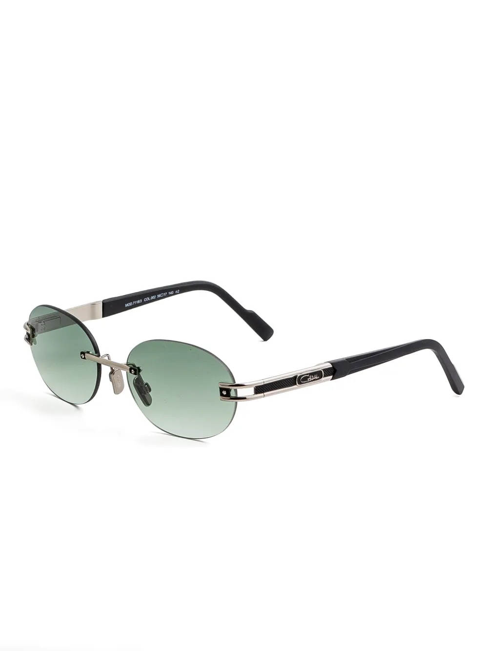 Cazal Zonnebril met ovalen montuur - Zilver