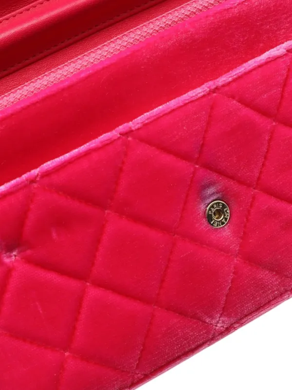 CHANEL Pre-Owned 2015-2016 ココマーク マトラッセ ベルベット 