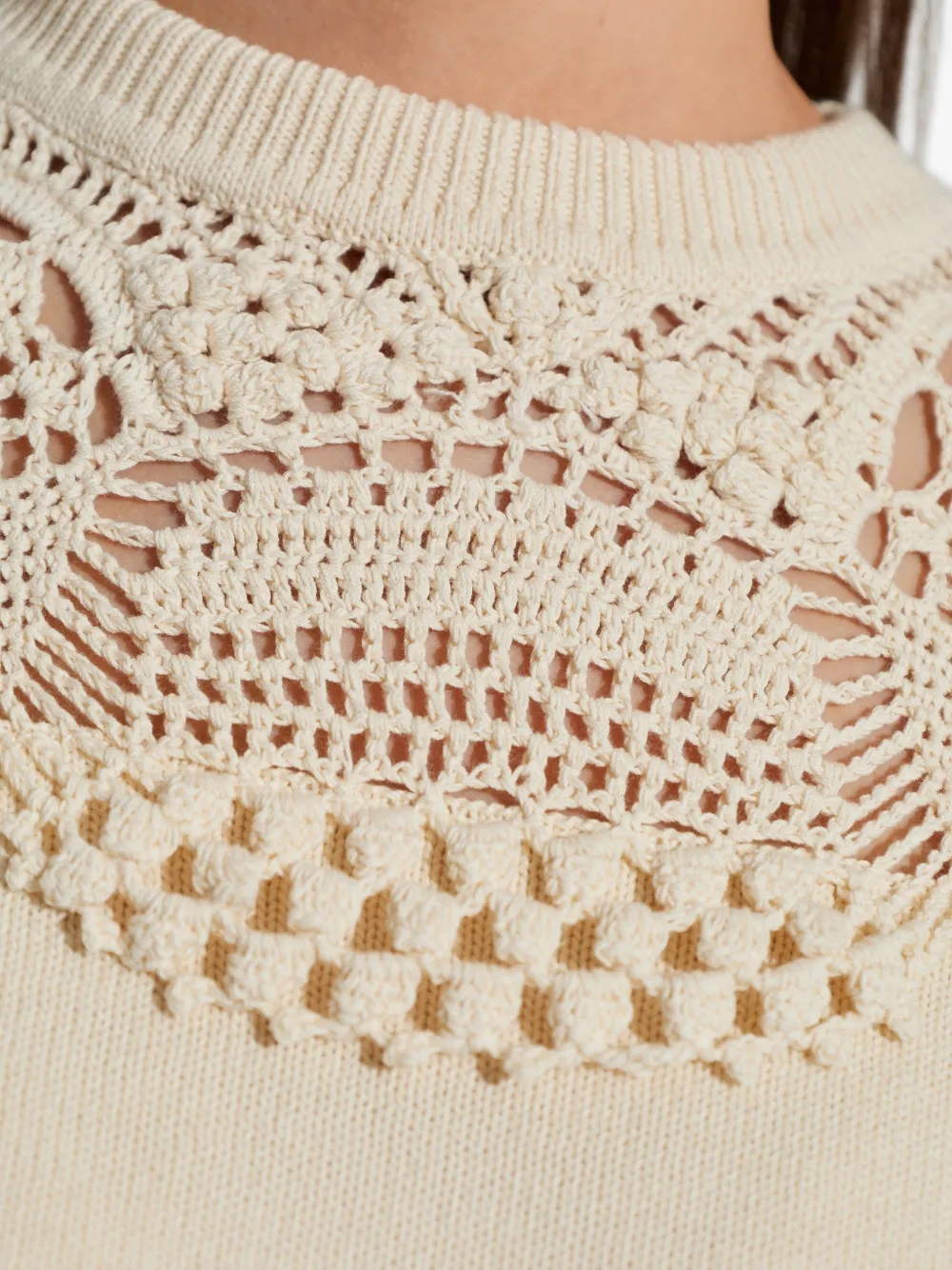 Ulla Johnson Gehaakte trui Beige