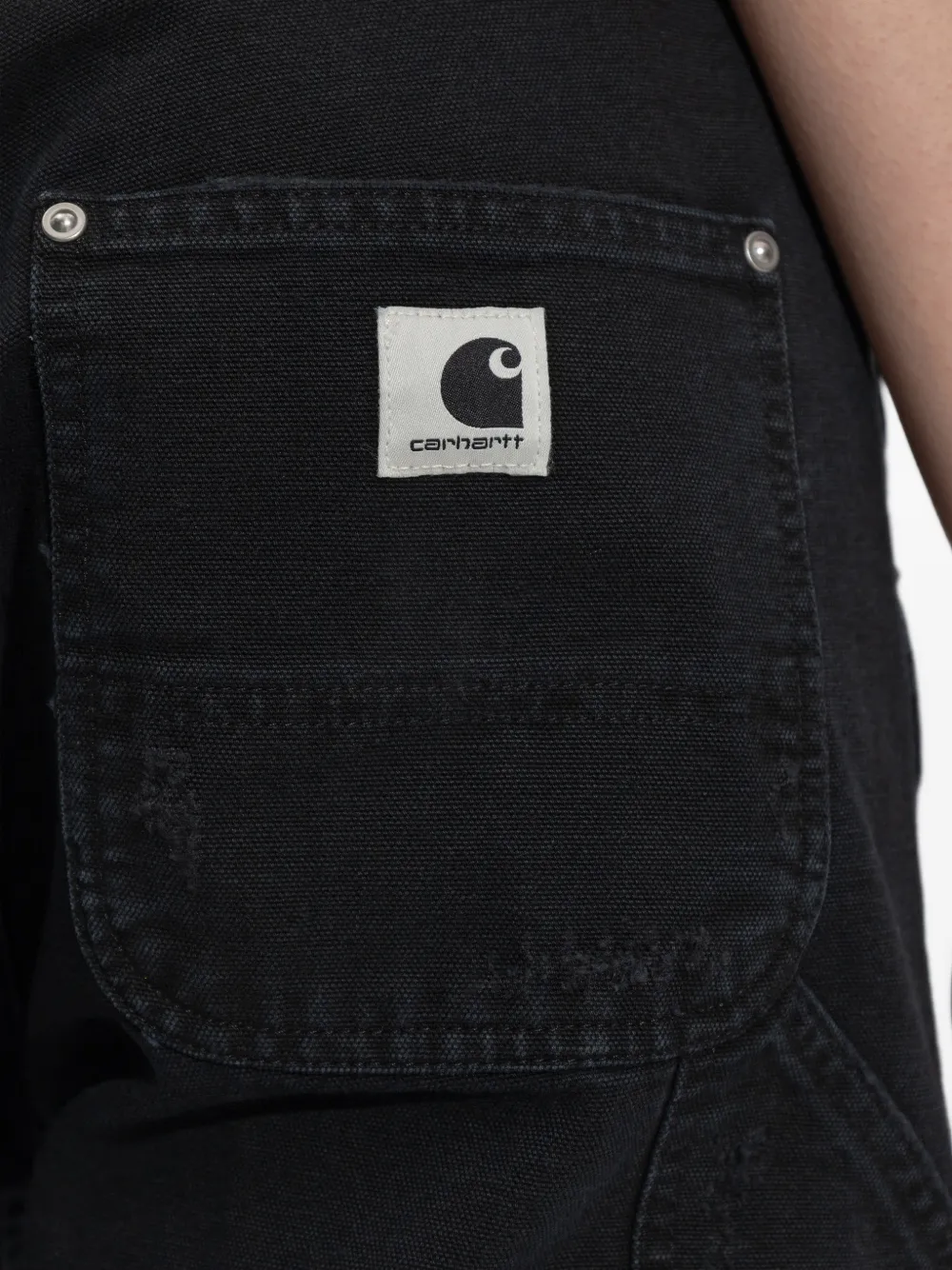 Carhartt WIP Broek met vlak en zak Zwart