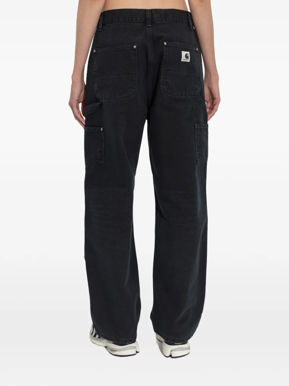 Carhartt WIP Broek met vlak en zak Zwart