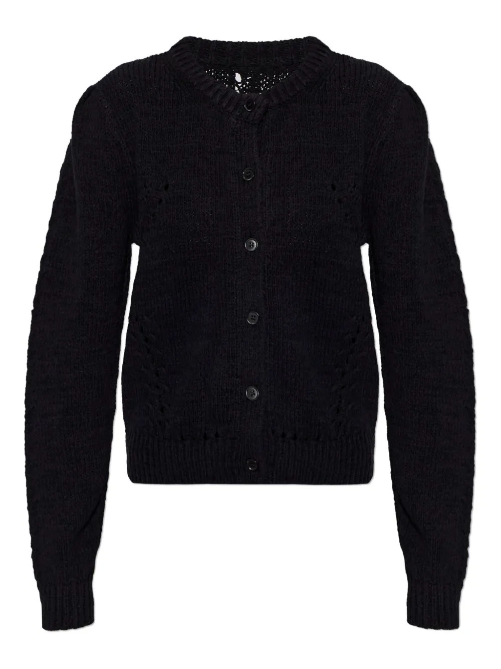Ulla Johnson Button Knitted Cardigan In Black