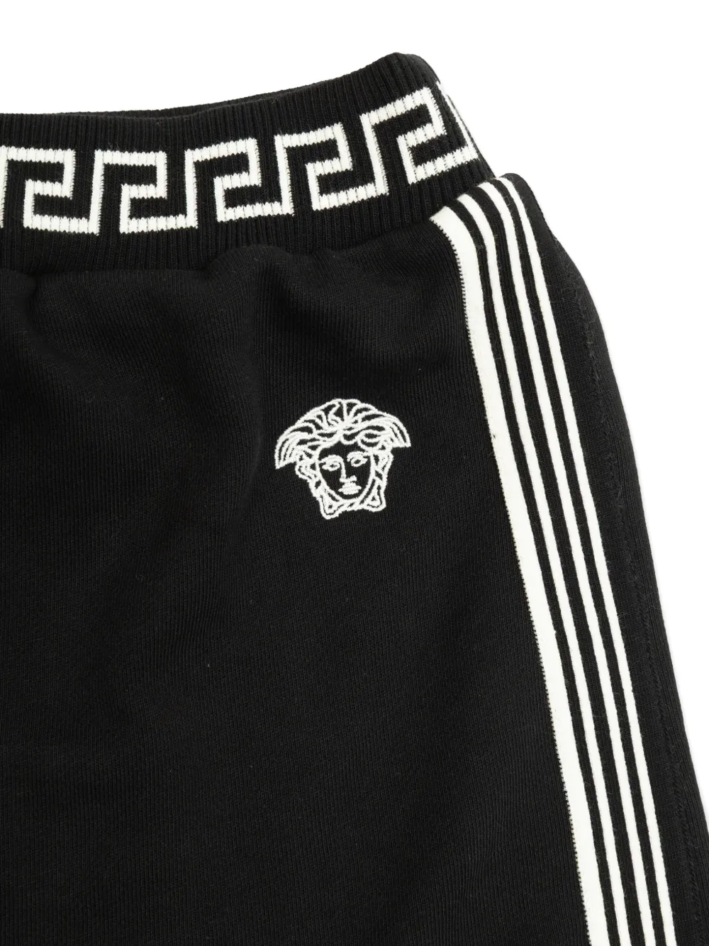 Versace Kids Rok met streepdetail Zwart