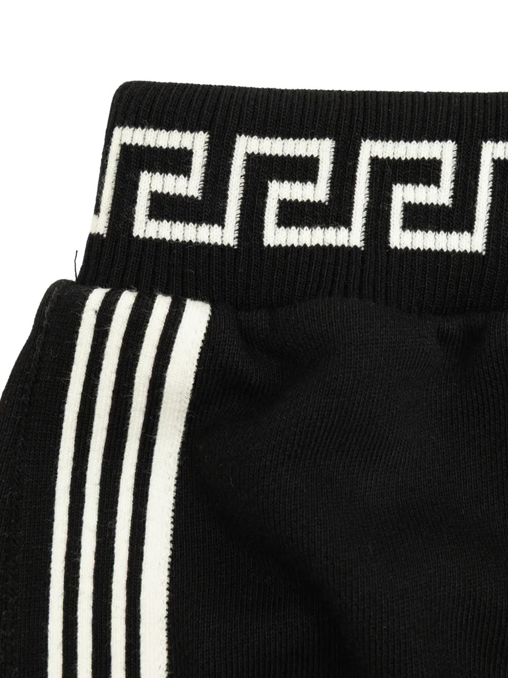 Versace Kids Rok met streepdetail Zwart