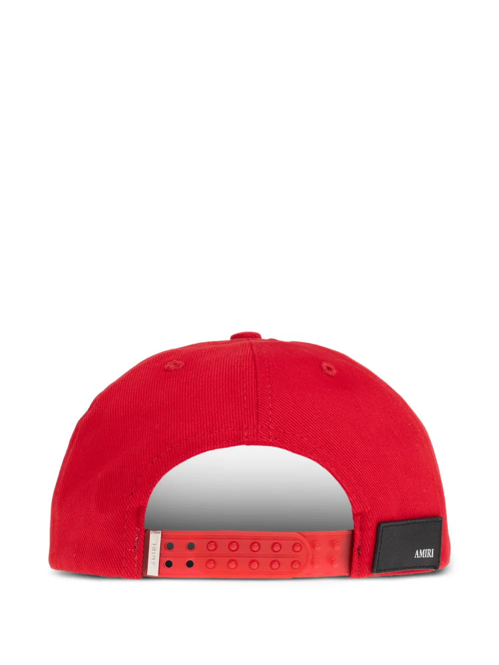 AMIRI KIDS Appliqué strap back hat - Rood