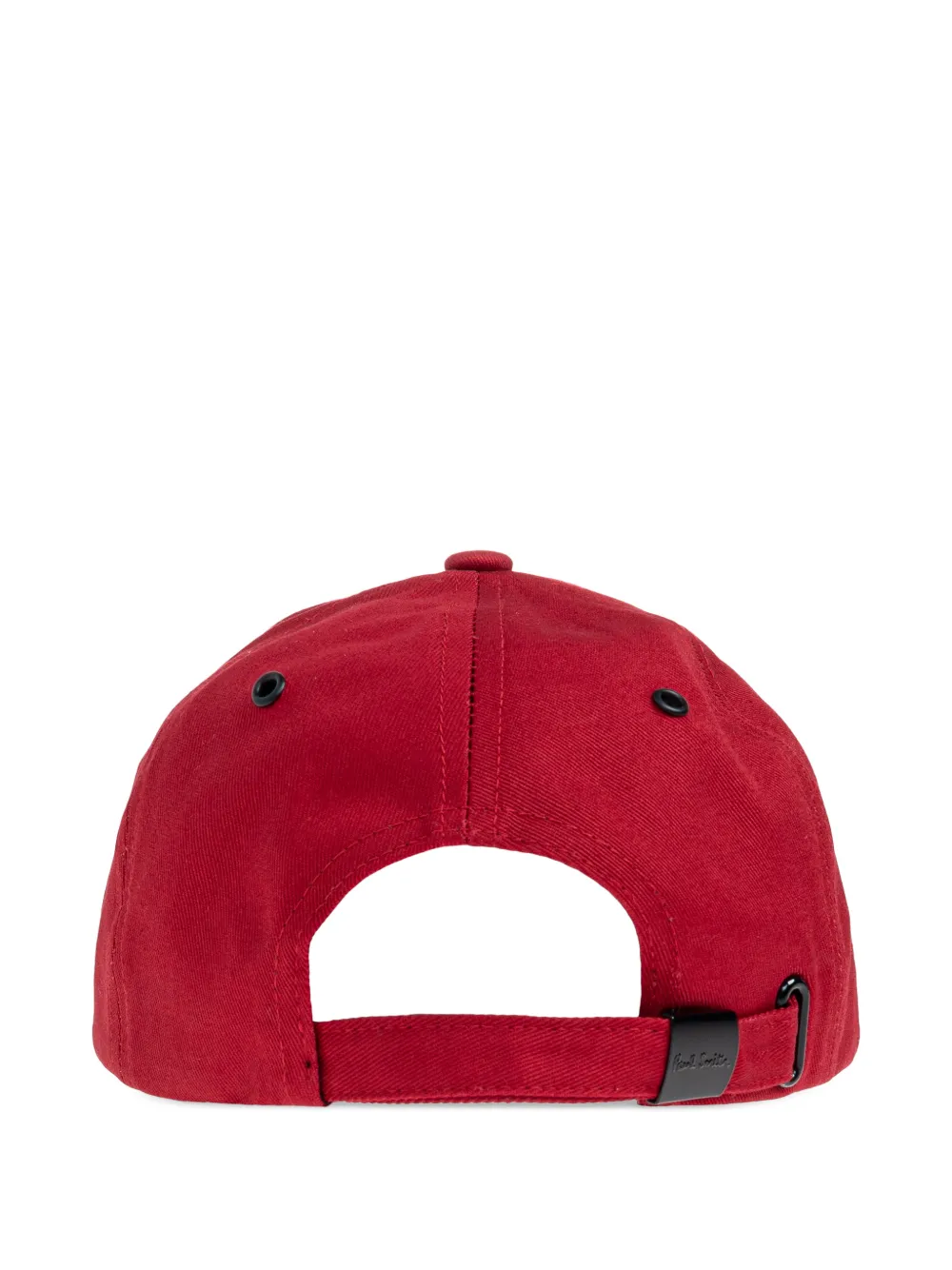 Paul Smith cotton embroidered baseball hat - Rood