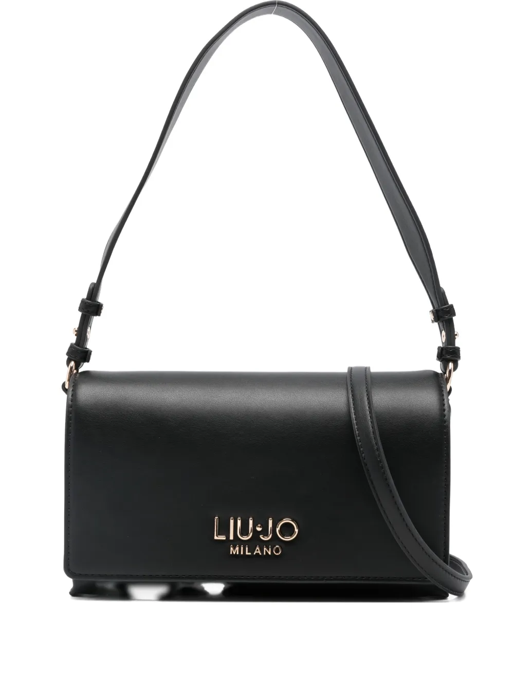 LIU JO logo-plaque crossbody bag - Nero