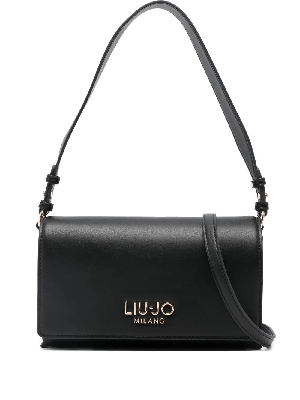 LIU JO logo-plaque crossbody bag - Nero