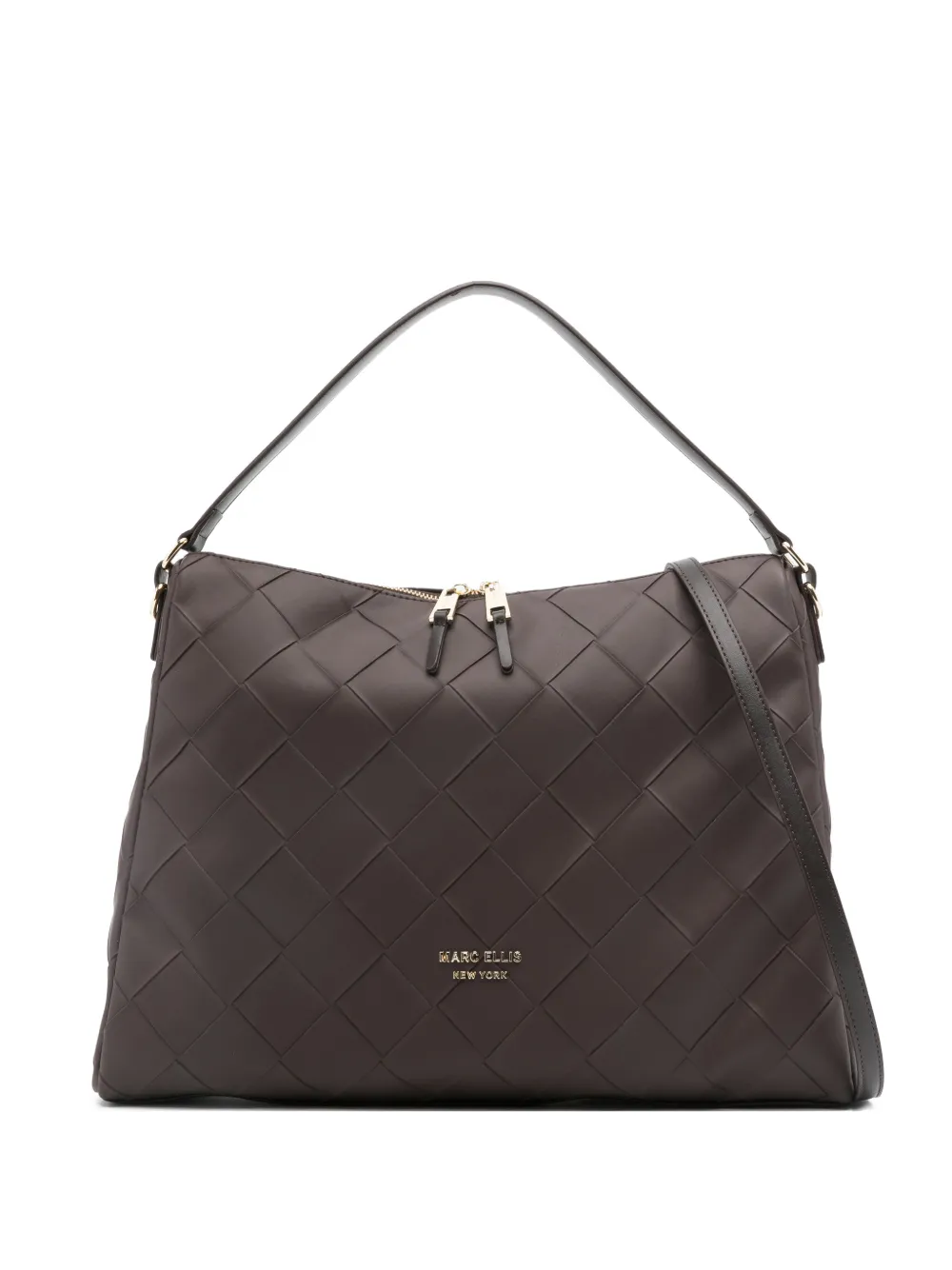 Marc Ellis woven-design tote bag | Brown | Image 1