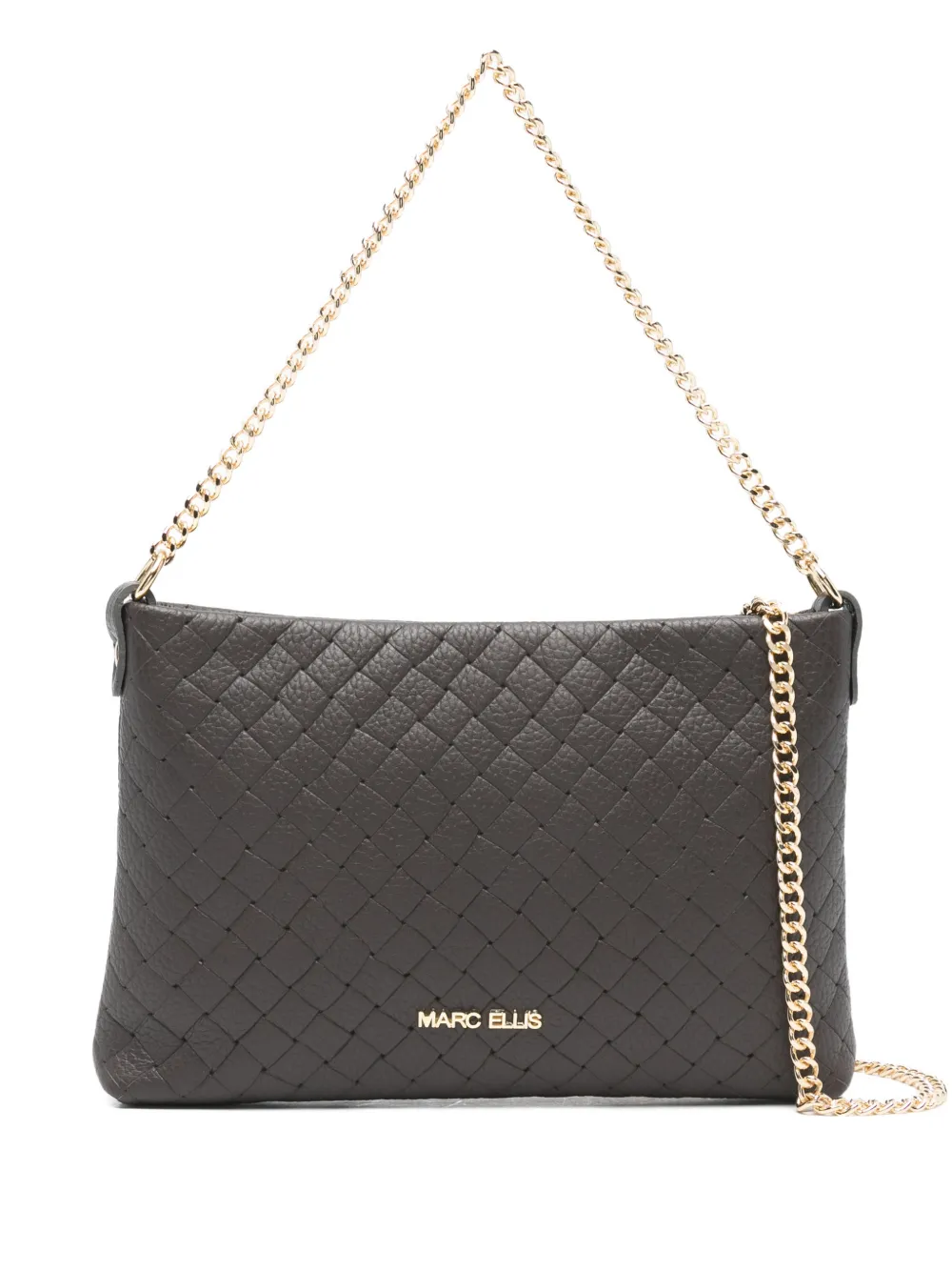 Marc Ellis quilted chain-strap cross body bag | Brown | Image 1