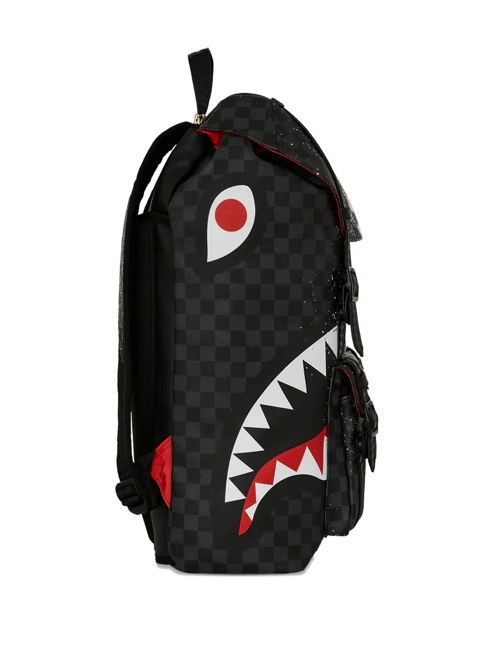 Sprayground kid Rugzak met haaienprint - Wit