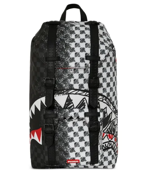 sprayground kid shark-graphic backpack