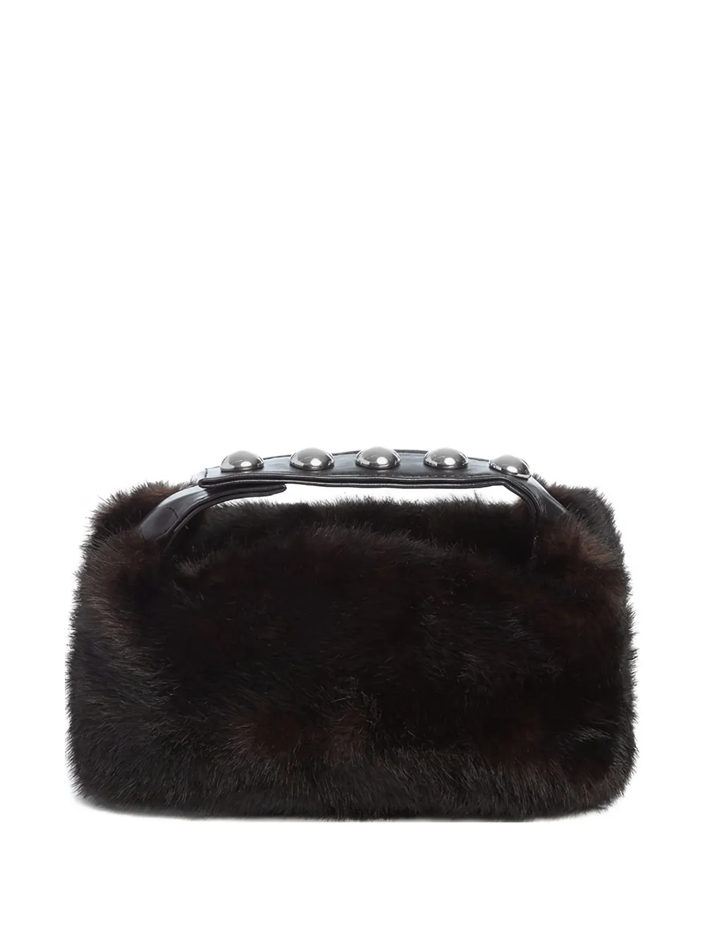 Apparis Marfa studded-embellished clutch - Marrone