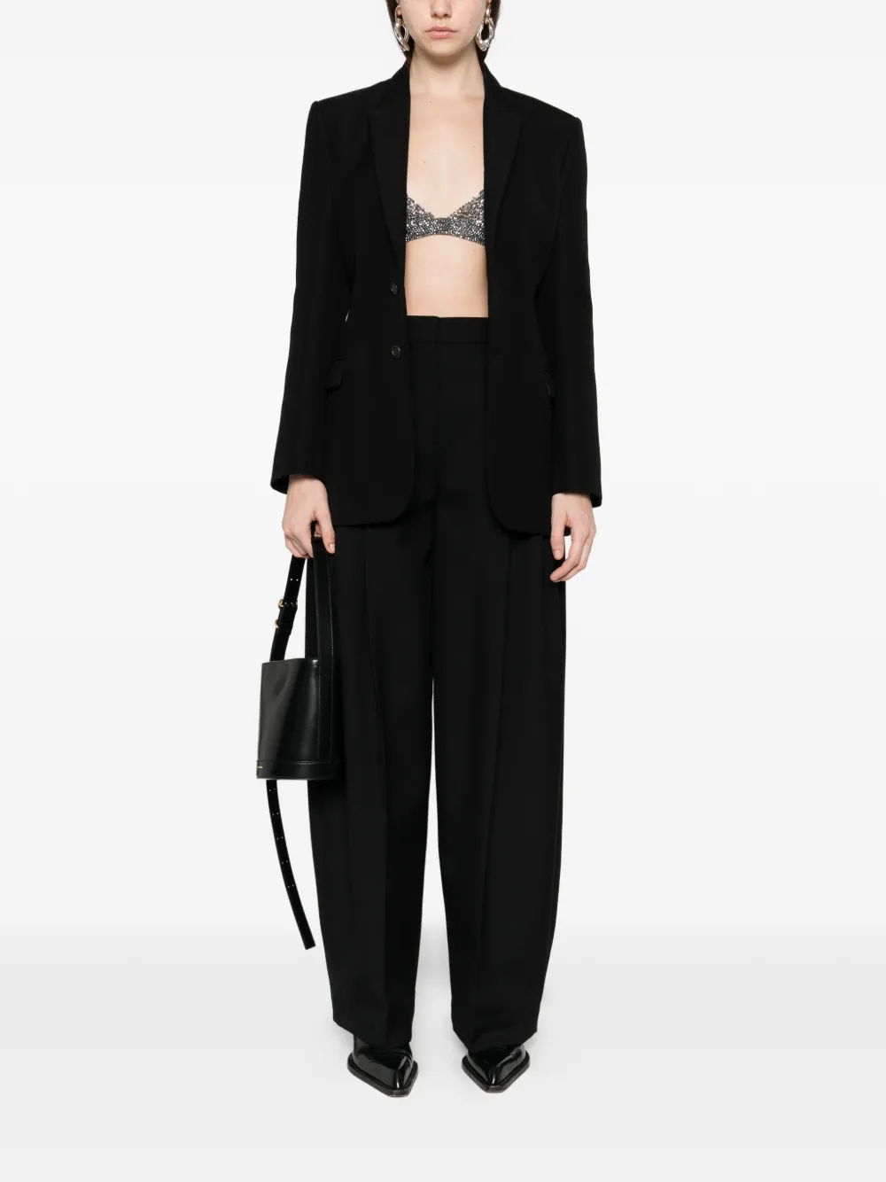  Golden Goose Chain Embellished Top - Silver 