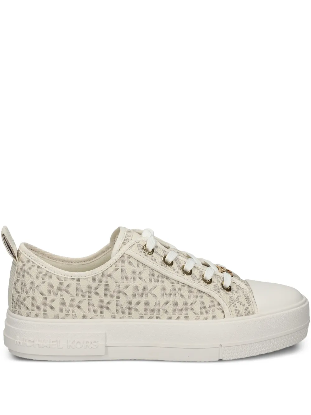 Michael Kors Evy sneakers met logoprint Beige