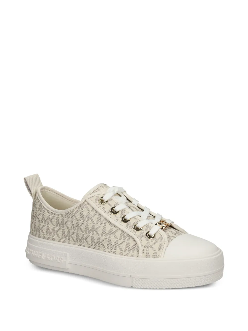 Michael Kors Evy sneakers met logoprint Beige
