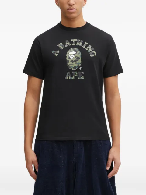A BATHING APE® 1st Camo College logo-print T-shirt