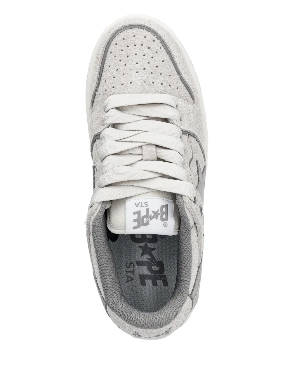 A BATHING APE BAPE SK8 STA #3 L appliqué sneakers Grijs