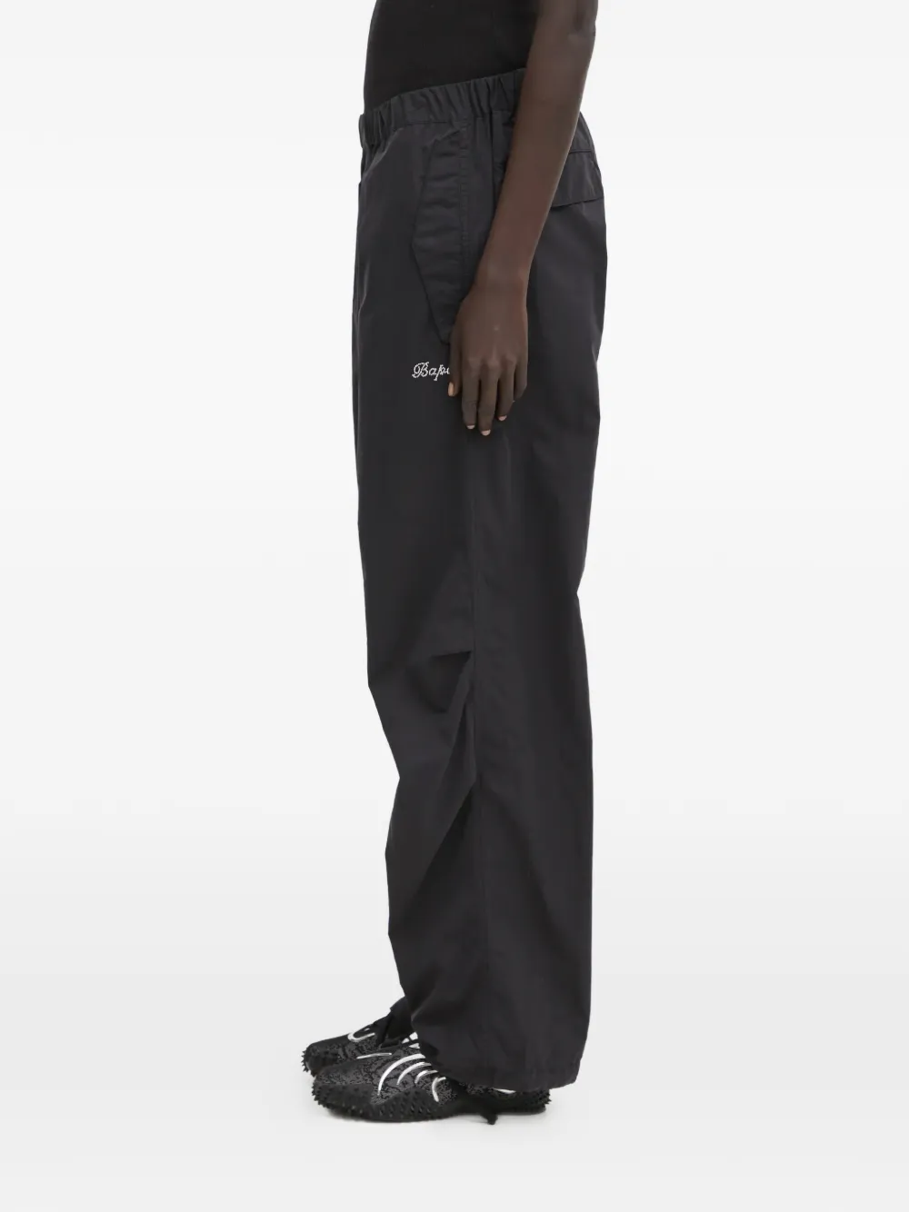 A BATHING APE elasticated-waist trousers - Zwart