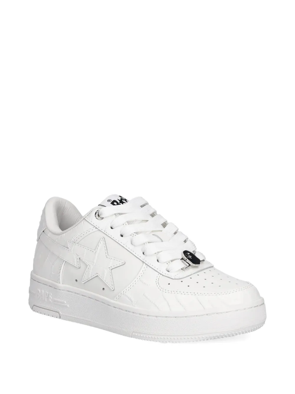 A BATHING APE BAPE STA #3 L textured sneakers - Wit