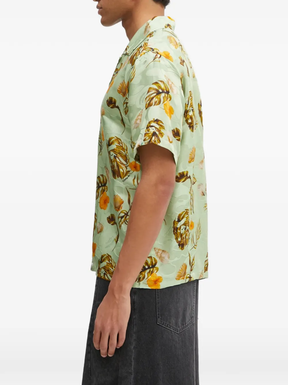  A Bathing Ape® Floral Short-sleeve Shirt - Green 