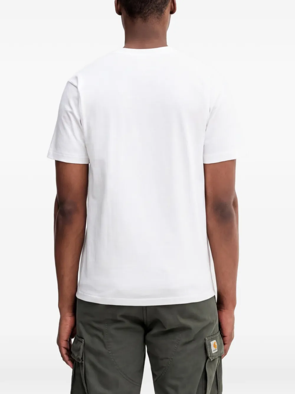 A BATHING APE T-shirt met grafische print Wit