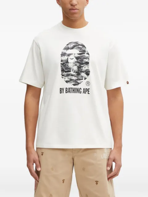 A BATHING APE® Palm Tree Camo logo-print T-shirt