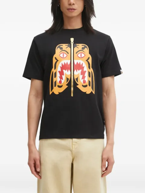 A BATHING APE® t-shirt à imprimé Colors Tiger