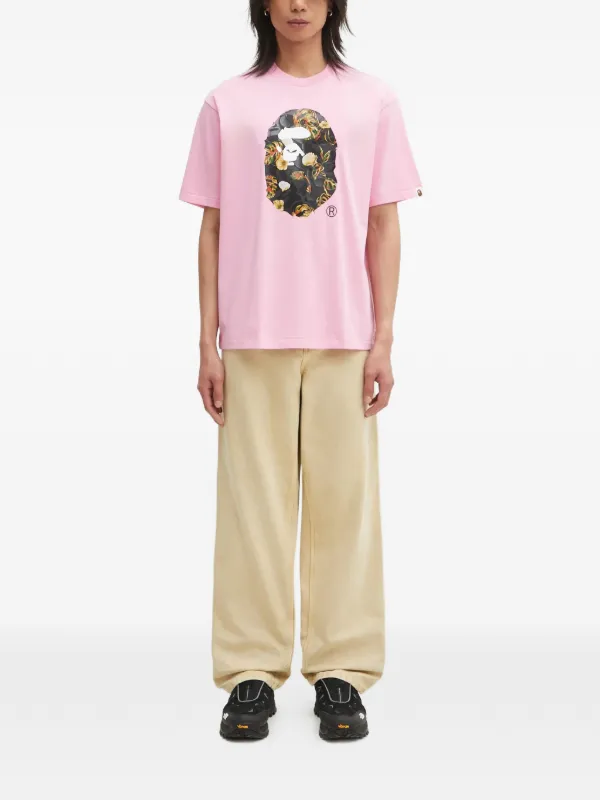 A BATHING APE® Vacation Pattern Ape Head グラフィック Tシャツ