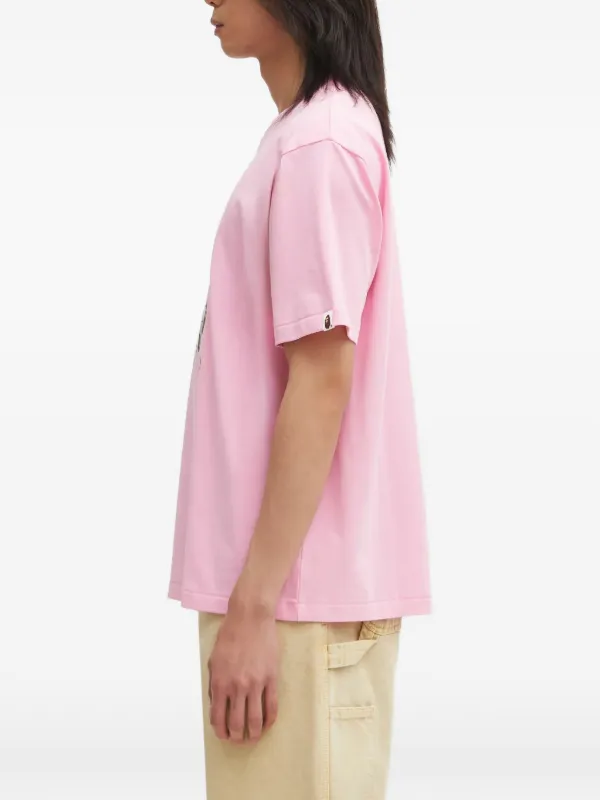 A BATHING APE ピンクカモ APEヘッド Tシャツ S A BATHING APE® Vacation Pattern Ape Head グラフィック Tシャツ