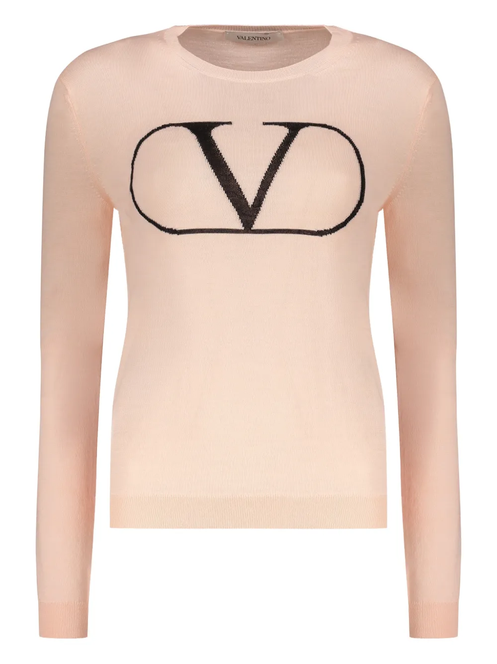 Valentino Garavani crew-neck long-sleeve sweater - Pink